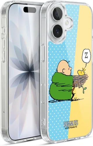Miniatura 158 de Head Case Designs Funda de gel con licencia oficial de Peanuts Snoopy & Woodstock Halfs and Laughs [protección de grado militar] compatible