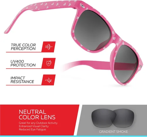 Miniatura 77 de Retro Rewind Lentes de sol para niños y niñas de 3 a 12 años, inastillables, UV400, lentes de sol para niños pequeños