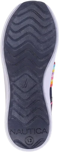 Miniatura 5 de Nautica Tenis deportivos sin cordones para niñas jóvenes, elegantes zapatos para correr y tenis para niños pequeños y grandes