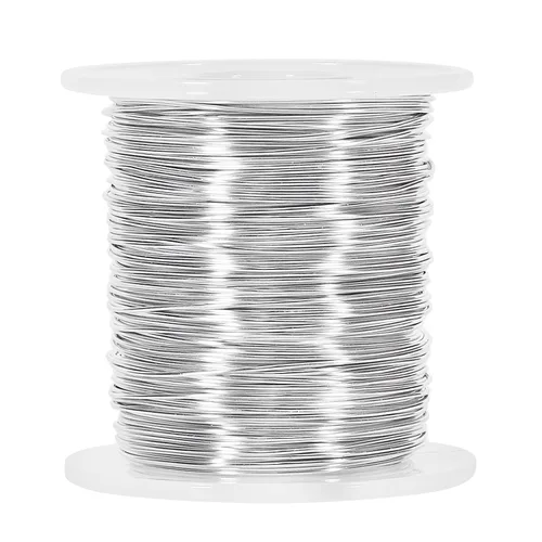 Miniatura 7 de Alambre de aluminio de 100 pies, calibre 12, 0.079 in, resistente al deslustre, alambre de metal flexible para fabricación de joyas (cobre)
