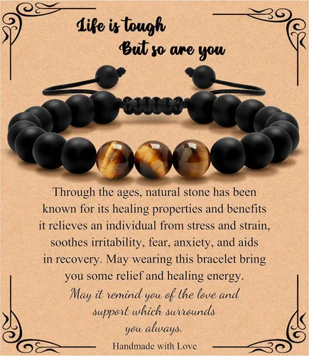 Miniatura 10 de Pulsera de regalos para hombres para papá hijo mi hombre novio marido hermano nieto abuelo papá bonus sobrino tío cumpleaños día del padre