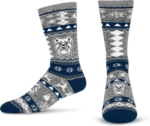 Miniatura 32 de For Bare Feet Ugly Holiday Sweater Crew Sock NCAA