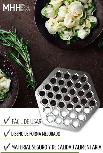Miniatura 4 de Fabricante de Ravioli Ruso Molde para Albóndigas Pelmeni Molde de Metal Siberiano Fabricante de Albóndigas de Carne Máquina Cortadora de Raviolis 1.