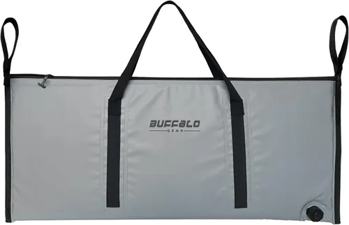 Miniatura 14 de Bolsa enfriadora térmica Buffalo Gear para peces, 40x18 pulgadas 48x18 pulgadas, a prueba de fugas, bolsa portátil impermeable, mantiene el hielo