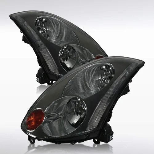 Autozensation Compatible con Infinit G35 2DR Coupé 2003-2005 (ajuste de fábrica HID sistema de xenón equipado con lente ahumada, faros delanteros