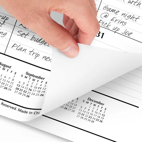 Miniatura 4 de AT-A-GLANCE Calendario de escritorio 2026, almohadilla de escritorio, mensual, 21-3/4" x 17", grande, bloques con rayas, paquete de 3 (AZSK240026)