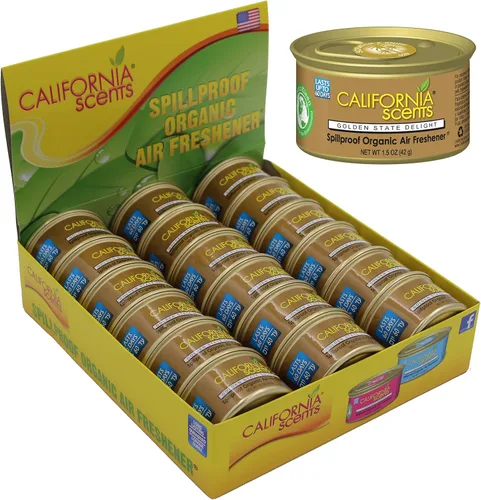 Miniatura 5 de Ambientador y neutralizador de olores en lata de California Scents, juego de 12 latas a prueba de derrames para el hogar y el automóvil, aroma a