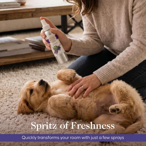 Miniatura 4 de Victoria's Lavender Spray de habitación, fragancia para el hogar totalmente natural, ambientador de aceite esencial puro y eliminador de olores