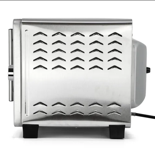 Miniatura 3 de MegaChef Horno Tostador Eléctrico Multifunción de Acero Inoxidable con Puerta Francesa de 26.4 Cuartos con Control de Temperatura y Temporizador