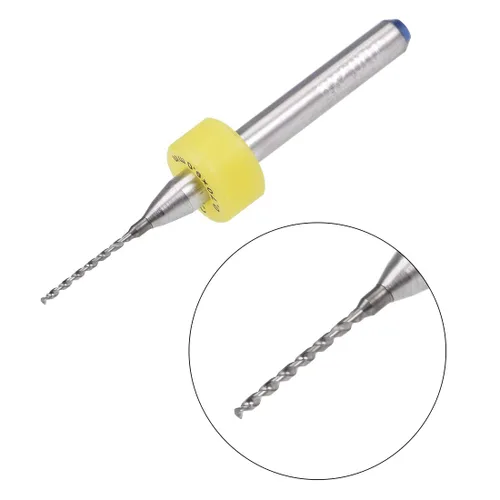 Miniatura 3 de uxcell Brocas para PCB, 0.028 in, carburo de tungsteno, herramienta rotativa, joyería, grabado CNC, placa de circuito de impresión, micro brocas