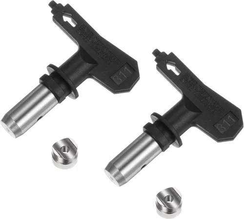 Miniatura 7 de uxcell 2 puntas de pulverización reversibles para pulverizador sin aire, 109 puntas de boquilla de pulverización de pintura, piezas de máquina