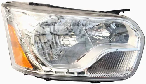 Miniatura 5 de Faro delantero cromado para el lado izquierdo del conductor, montaje completo para Ford Transit-150 Transit-250 Transit-350 Transit-350 HD de Lado
