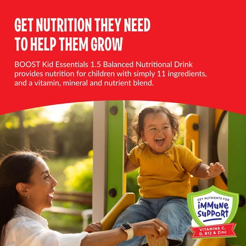 Miniatura 3 de BOOST Kid Essentials - Bebida nutricional equilibrada para niños, con calorías y nutrientes adicionales, chocolate Craze, 8 onzas líquidas