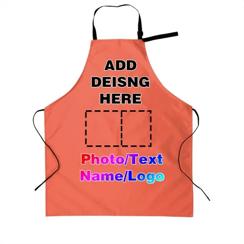 Miniatura 16 de Delantales personalizados para mujeres y hombres, delantal personalizado con logotipo de texto fotográfico, delantales de cocina personalizados