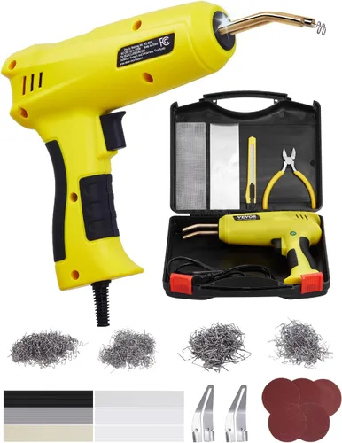 Miniatura 12 de VEVOR Kit de Soldador de Plástico Deluxe, Pistola de Soldadura de Plástico de 100W + Soldador de 60W/100W, Herramienta Profesional de Soldadura