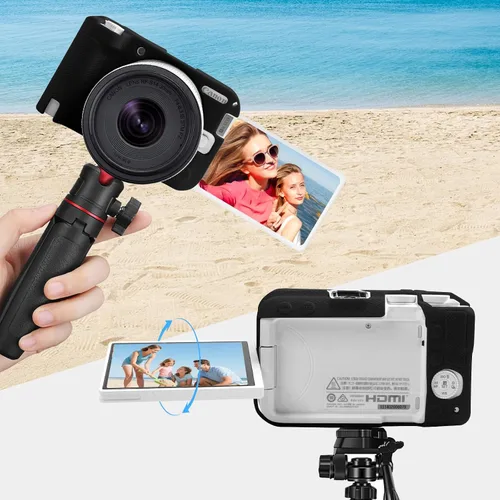 Miniatura 5 de Easy Hood Funda R50V, funda protectora de silicona suave para cámara digital Canon EOS R50 V, funda ligera para cámara EOS R50V, protector de piel