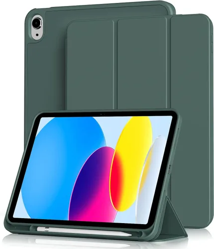 Miniatura 15 de Aoub - Estuche para iPad (A16) 11ª generación 11 pulgadas 2025, iPad 10ª generación 10.9 pulgadas 2022 con soporte para lápiz, con carcasa trasera