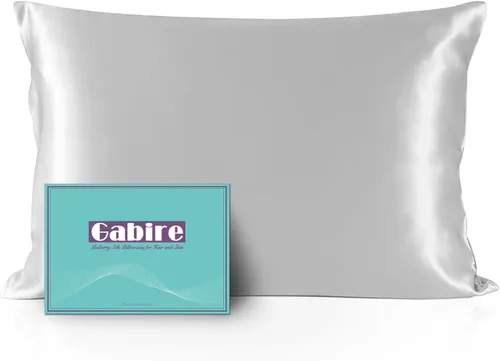 Miniatura 17 de Gabire Funda de almohada de seda de morera para cabello y piel, evita el acné, fundas de almohada de seda real de ambos lados, funda de almohada