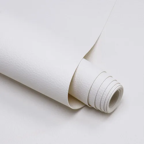 Miniatura 8 de Tela de cuero sintético de vinilo material impermeable marino 36 pulgadas de largo x 55 pulgadas de ancho 0.024 in de grosor, hojas de cuero de Beige