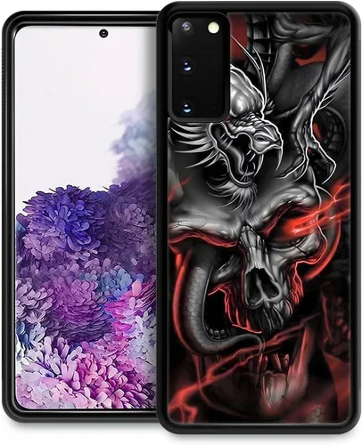 Miniatura 52 de CARLOCA Funda compatible con Samsung Galaxy S20, familia de jirafas divertidas en blanco y negro, para niñas y mujeres, diseño gráfico de moda, a
