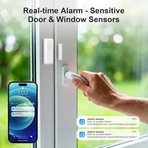 Miniatura 5 de Sistema de alarma PGST para seguridad del hogar, sistemas de seguridad inalámbricos 2025 para casa con alertas instantáneas por aplicación, 13