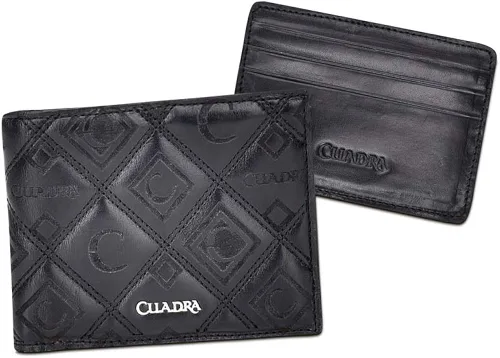 Miniatura 5 de Cuadra Cartera para hombre en piel auténtica color negro talla única Negro