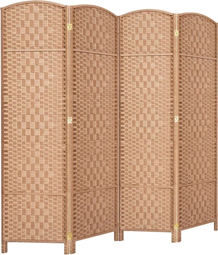 Miniatura 8 de HALLYBEE Separador de habitaciones, separadores de habitaciones y pantallas de privacidad plegables, pantalla de privacidad de 16 pulgadas, 3