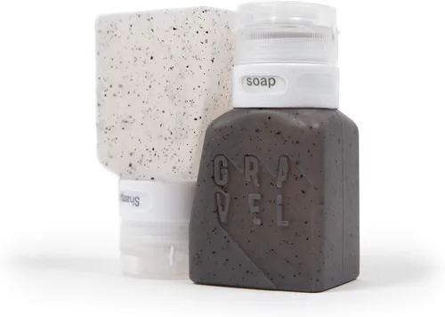 Miniatura 4 de Botellas de viaje aprobadas por TSA de Gravel – Contenedores de aseo compactos, a prueba de fugas, libres de BPA (paquete de 4, 3 onzas)