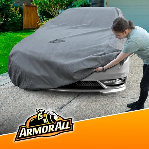 Funda Armor All Heavy Duty Premium para todo clima de Season Guard; Máxima protección contra el sol, la lluvia, el viento y la nieve para automóvil
