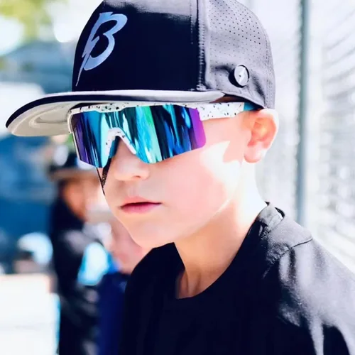 Miniatura 2 de Eazyrun Gafas de sol polarizadas deportivas para niños de 8 a 12 años, lentes para béisbol, softbol, ciclismo, protección UV para niños y niñas F24f