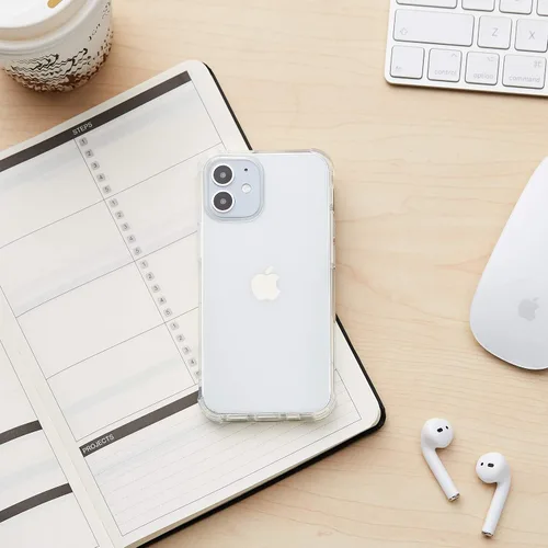 Miniatura 5 de Amazon Basics Funda protectora a prueba de golpes para iPhone 12 mini, transparente