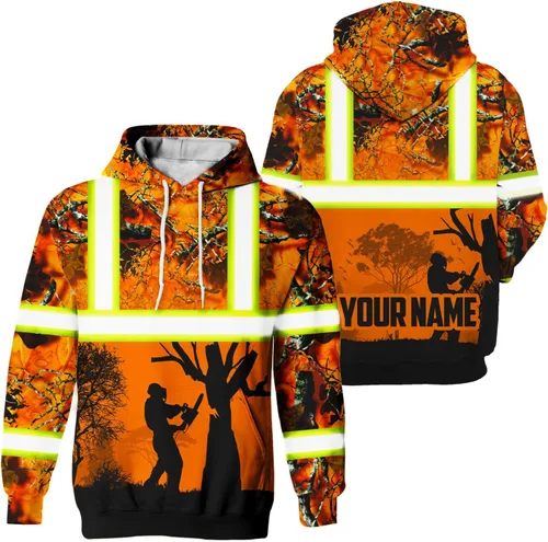 Miniatura 27 de Sudadera con capucha de alta visibilidad para hombre, ropa de trabajo de seguridad Hi Vis con diseño reflectante