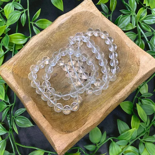 Miniatura 431 de Gem Avenue Handmade Round Bead Stretch Bracelet Unisex Natural Stone Beaded Jewelry for Men & Women, Elastic Wristband for Daily Wear