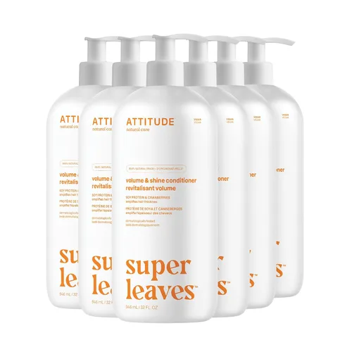 Miniatura 26 de ATTITUDE Acondicionador para cabello extra suave, alivia el cuero cabelludo seco, ingredientes derivados naturalmente, desenredante vegano, probado