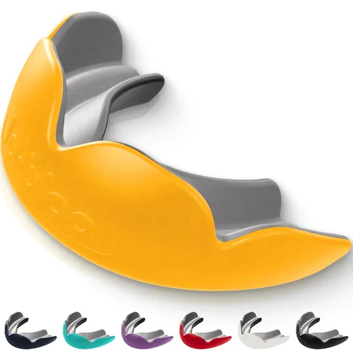 Miniatura 13 de lobloo® PRO-FIT - Protector bucal deportivo, ultradelgado de 0.039 pulgadas, protección de nivel de dentista, ajuste al vacío de precisión