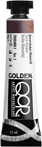 Miniatura 14 de GOLDEN QoR Acuarelas para artistas, Azul cobalto y teja, tubo de 11 ml, pintura profesional de acuarela, semiopaca Verde azulado cobalto