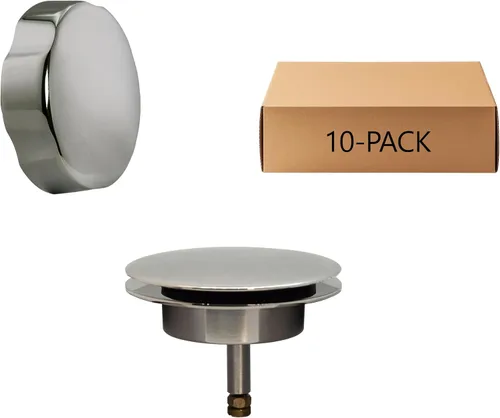 Miniatura 23 de Westbrass D50TE-12A - Moldura de repuesto estándar de 1-1/2 pulgadas para ensamblajes de desagüe de baño de accionamiento por cable, bronce antiguo