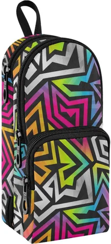 Miniatura 26 de Bolsa de lápiz colorida Bolsa de lápices duradera Caja organizadora Casos de papelería Estuche para lápices Estuche de pluma Colorido