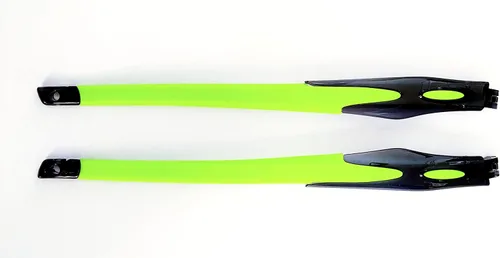 Miniatura 2 de Varillas de repuesto para marco de vidrio recetado Crosslink OX8027 negro satinado 5.512 in Verde