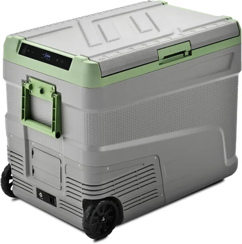 Miniatura 11 de EUHOMY - Refrigerador de 12 voltios, enfriador eléctrico de 45L (48 qt) con batería utilizable, refrigerador para automóvil de 0℉~68℉, refrigerador