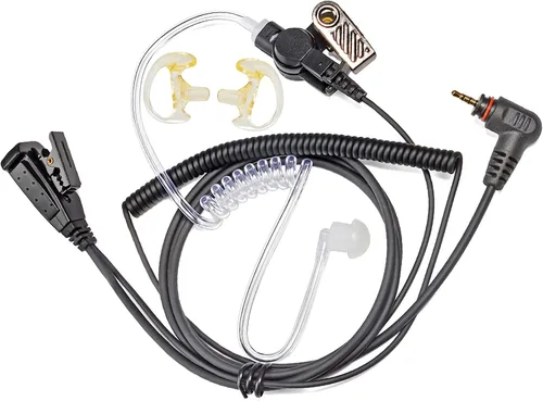 Miniatura 7 de HYS Auricular de vigilancia de 1 alambre/auricular de tubo de bobina acústica transparente Kit de audio para Motorola SL300 SL7550 SL7580 SL7590