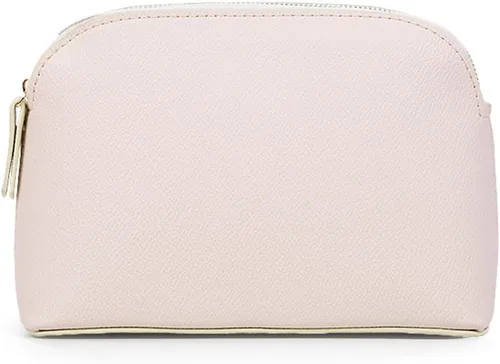 Miniatura 5 de Bolsa de maquillaje portátil para mujer, pequeña bolsa de cosméticos de piel sintética, bolsa de viaje con cremallera, bolsa de cosméticos para Beige