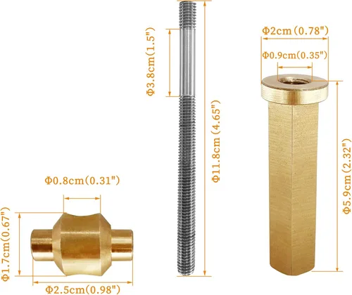Miniatura 3 de Abrazadera Anillo Perilla Asamblea con varilla roscada y retenedor, reemplazo para Zodiac Jandy DEV/DEL, Zodiac CV/CL Pool & Spa Filter, Repalce#