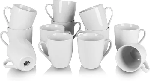 Miniatura 9 de 10 Strawberry Street 7" Catering Coupe - Cuenco para cereales, juego de 12, color blanco
