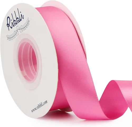 Miniatura 99 de Ribbli - Cinta de satén de doble cara dorada, 1 pulgada x 25 yardas, uso para ramo de lazos, envoltura de regalos, decoración de boda Dorado