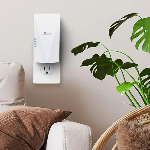 Miniatura 7 de TP-Link Extensor Amplificador de Internet AX1800 WiFi 6, cubre hasta 1500 pies cuadrados y 30 dispositivos, repetidor amplificador de señal