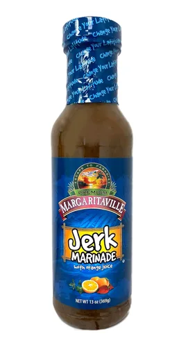 Margaritaville Salsa de adobo Jerk, 13 onzas (paquete de 6)