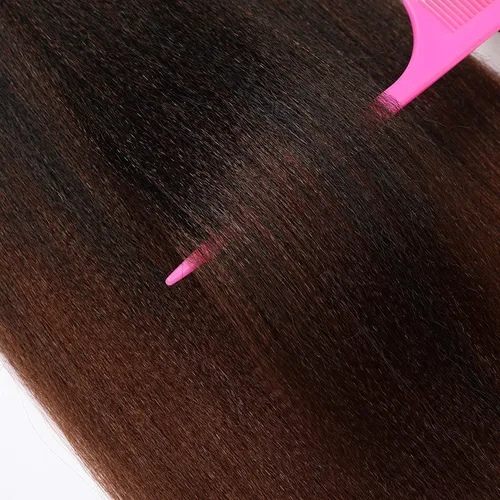 Miniatura 4 de Ubeleco 8 paquetes de cabello trenzado preestirado, 48 pulgadas, cabello trenzado ombré, textura Yaki suave, profesional, sin picazón, ajuste