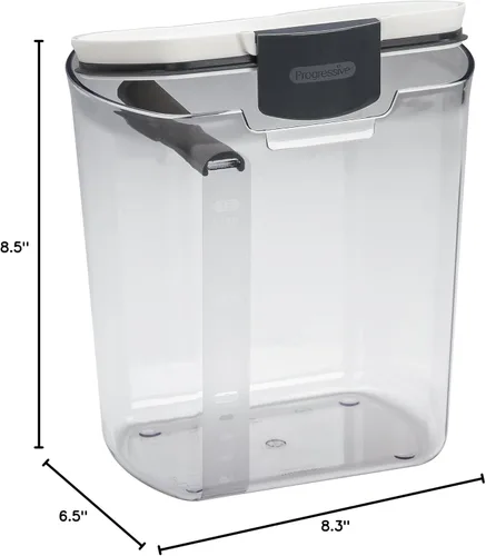 Miniatura 8 de ProKeeper - Envase de almacenamiento de harina, 4 cuartos de galón, plástico libre de BPA, apto para lavavajillas