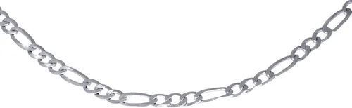 Miniatura 3 de eJewelryPlus - Collar con colgante de estrella de David de plata de ley con cortes de diamante, cadena Figaro de 24.0 in